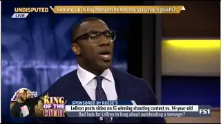 Undisputed | Skip & Shannon DEBATE: Bad look for LeBron to brag about outshooting a teenager?