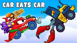 Машина Ест Машину БОСС АРХИВЕР Хищные Машины Car Eats Car прохождение битвы с машинками