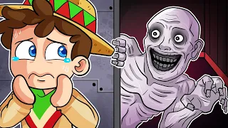 ¡Déjame SALIR por favor! 😨💀🔪 SILVIOGAMER TERROR en Late Night Mop