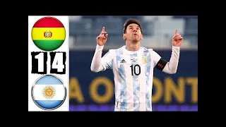 Argentina vs Bolivia 4-1 All Goals & Highlights - 2021