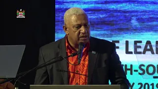 Fijian Prime Minister delivers statement at PIDF 2019