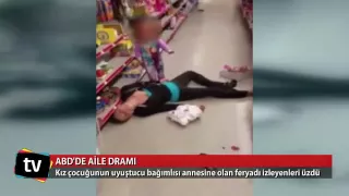 Uyuşturucu Bağımlısı Annesi Kendinden Geçen Küçük Kız Böyle Çırpındı