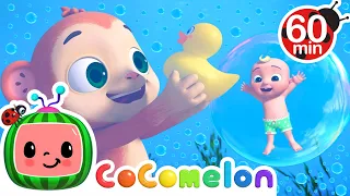 Bubbles and Ducks Swimming Song | CoComelon Animal Time | Animals for Kids