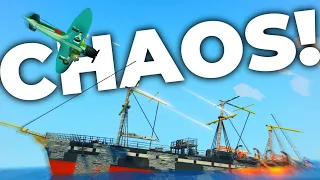 CHAOS Aboard A SINKING SHIP! | Stormworks Build and Rescue | Multiplayer