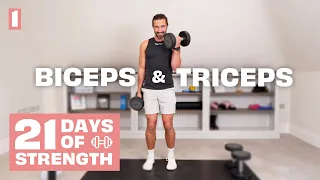 21 DAYS OF STRENGTH | Day 1 - Biceps and Triceps