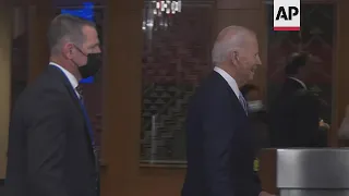 President Biden arrives at UN for General Assembly