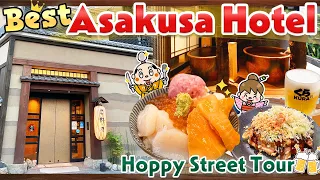 Best hotel in Asakusa, Tokyo! And restaurants around it (Izakaya, Kura Sushi)