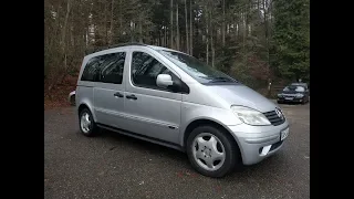 Обзор Мерседес Ванео (Mercedes Vaneo) 2004 г. в.Рождественская ярморка в Германии.