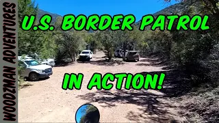 Honda CT125 Trail 125 U S  Border Patrol In Action #ct125 #trail125 #bordercrisis
