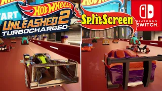 Hot Wheels Unleashed 2 Switch Split Screen Gameplay