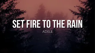 Set fire to the rain (lyrics) - Adele [English - Spanish]