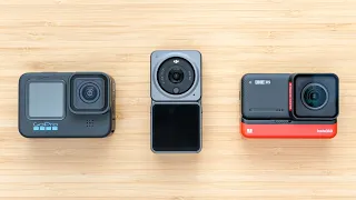 GoPro Hero 10 vs Insta360 One RS vs DJI Action 2