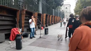 Уличные музыканты в Тбилиси. Уличная музыка, Грузия 2022