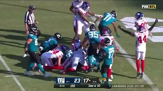 New York Giants Radio Call from EPIC FINISH of Jaguars LATE STOP to Save The Giants 10/23/22