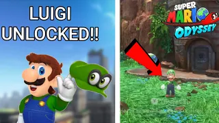 LUIGI UNLOCKED!? How To Play As Luigi In Super Mario Odyssey *JOKE*