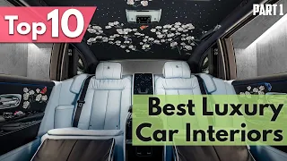 10 Best Luxury Car Interiors (Part 1)