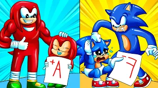 My Dad Vs Your Dad! Who is GOOD Father! - Baby Sonic Sad Story - Sonic The Hedgehog 2 Animation