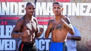 DEVON ALEXANDER VS AARON MARTINEZ FULL WEIGH IN 10/13/15! ALEXANDER VS MARTINEZ PBC ON ESPN!