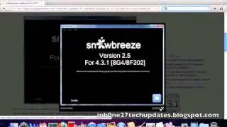 sn0wbreeze v2.5 iOS 4.3.1 UnTethered Jailbreak (Windows) for iPhone 4 Apple TV 2G w/Link