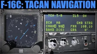 F-16C Viper: Tacan Navigation & Runway Radials Tutorial | DCS WORLD
