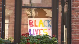 Bricks thrown through windows of Boston homes displaying Black Lives Matter signs