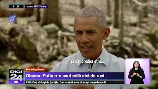 Barack Obama, despre Putin: A fost dintotdeauna nemilos, inclusiv cu poporul său