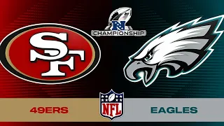 Madden NFL 23 (PS5) 🏈 San Francisco 49ers vs Philadelphia Eagles NFC Championship😱😱Dramatic ending!!