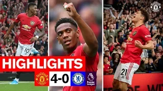 HIGHLIGHTS | United 4-0 Chelsea | Rashford, Martial & James on target! | Premier League