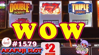 Better than Jackpot with Free Play🤩 2x3x4x5x Times Pay & Triple Double Jackpot Wild Blazing Sevens