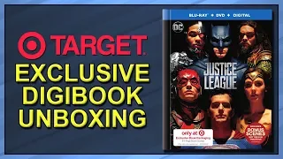 Justice League Target Exclusive Lenticular Blu-ray Digibook Unboxing