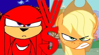 Knuckles VS Applejack