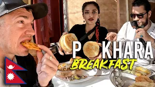 ONLY LOCALS know about this breakfast in Pokhara🇳🇵