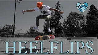 How to HEELFLIP like a Pro! Slow Motion, Easy to follow steps, Foot Set Up Position, How to Bail