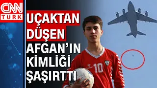 Uçağın kanadından düşen Afgan, milli futbolcu çıktı