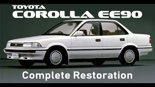 Toyota Corolla EE90 1988 | Complete Restoration