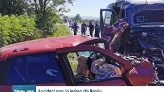 Accident grav la iesirea din Bacau