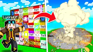 MINECRAFT MA CON LE TNT PERSONALIZZATE! WORLD END TNT OP!!