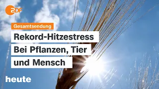 heute 19:00 Uhr vom 22.04.2024 Hitzestress, FDP-Wirtschaftskonzept, Ukraine-Unterstützung