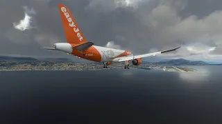 Microsoft Flight Simulator - Landing at the new Nice Airport (LFMN) in World Update 4