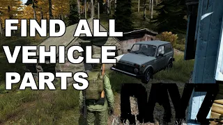 Dayz - All Vehicle Part Locations