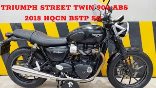 Lên sàn Triumph Street Twin 900 ABS 2018 nhập Anh Quốc HQCN BSTP SG - Chỉ 265 triệu - Lh 0703086286