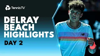 Sock Faces ATP Debutant Pecotic | Shelton, Wolf, Giron Feature | 2023 Delray Beach Day 2 Highlights