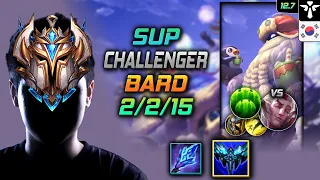 Challenger Bard Support vs Rakan - 챌린저 서폿 바드 만년서리 수호자 - LOL KR 12.7