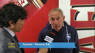 Taranto - Pescara 3-0 Zeman: "Abbiamo sbagliato tutto"