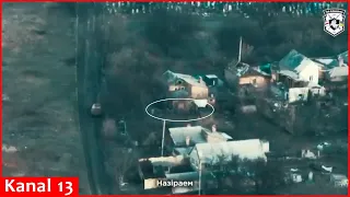 Belarusian volunteers fired at Russian fighters carrying equipment from a long distance in Bakhmut