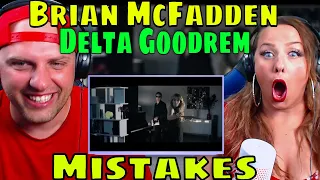 reaction to Brian McFadden & Delta Goodrem - Mistakes (Official music video) THE WOLF HUNTERZ REACT