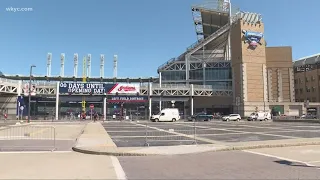 COVID-19 hurts downtown crowd for Indians' home opener