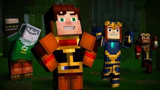 Minecraft: Story Mode Episode 5 "Order Up!"  All Cutscenes (Game Movie) 1080p HD