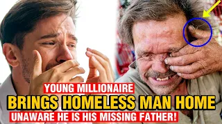 Young millionaire brings homeless man home, unaware he is his missing father.