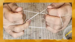 Как завязать узел для браслета на резинке